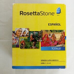 Rosetta Stone Spanish Lv 1 2 3